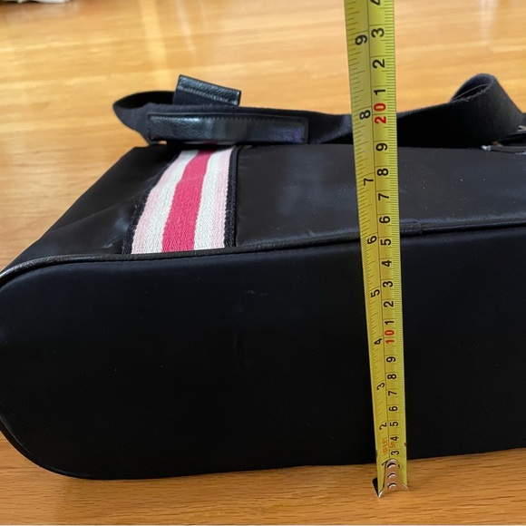Franco Sarto Black Nylon Handbag. Size 16”L x 6”W x 11”H - Picture 10 of 15